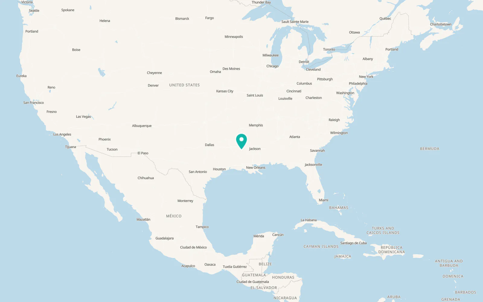 Map of Clarks