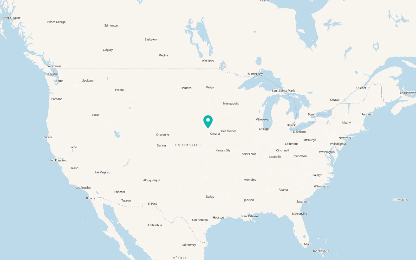 Map of Clarkson