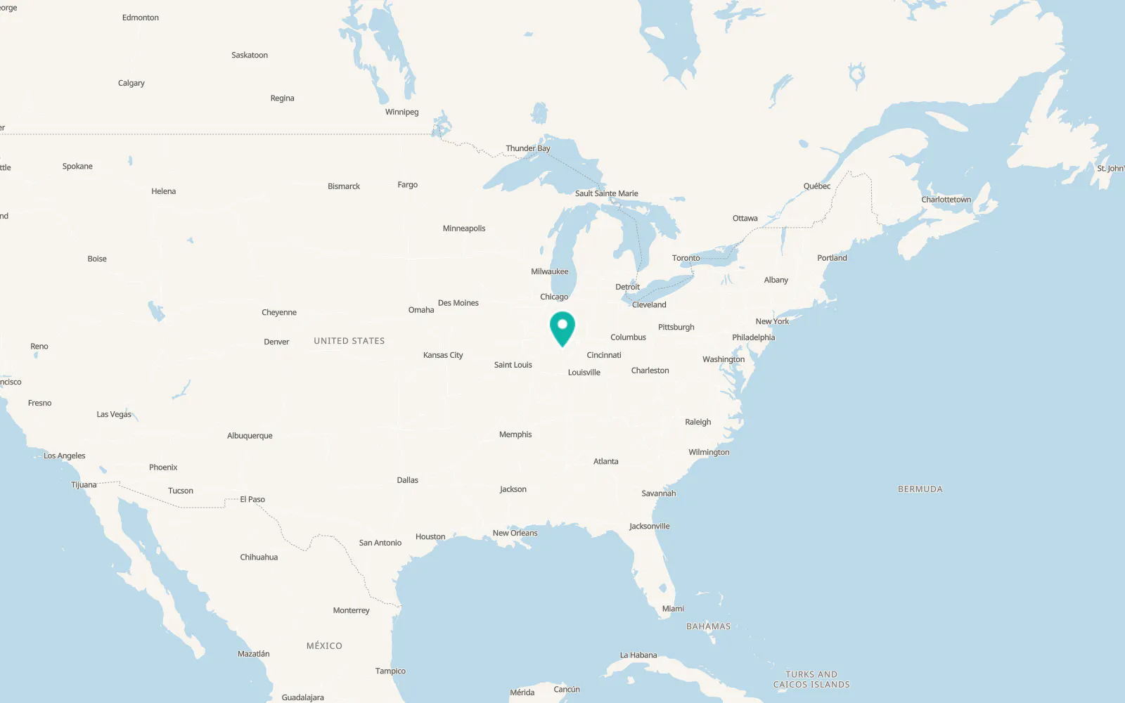 Map of Clay City