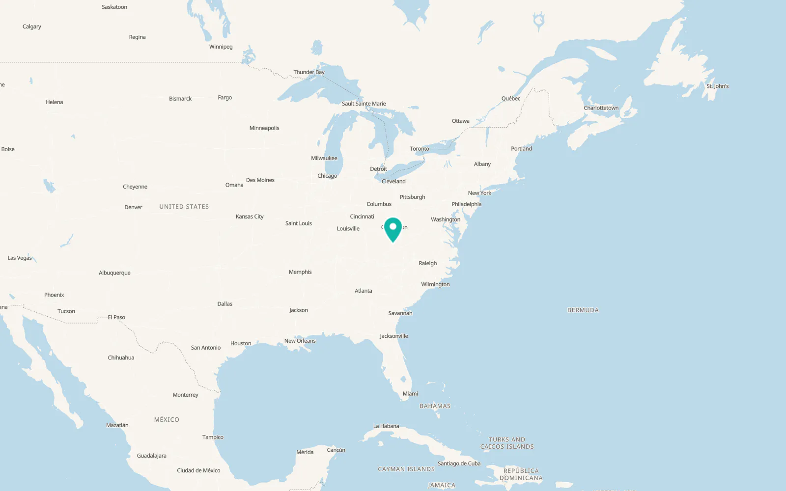 Map of Claypool Hill