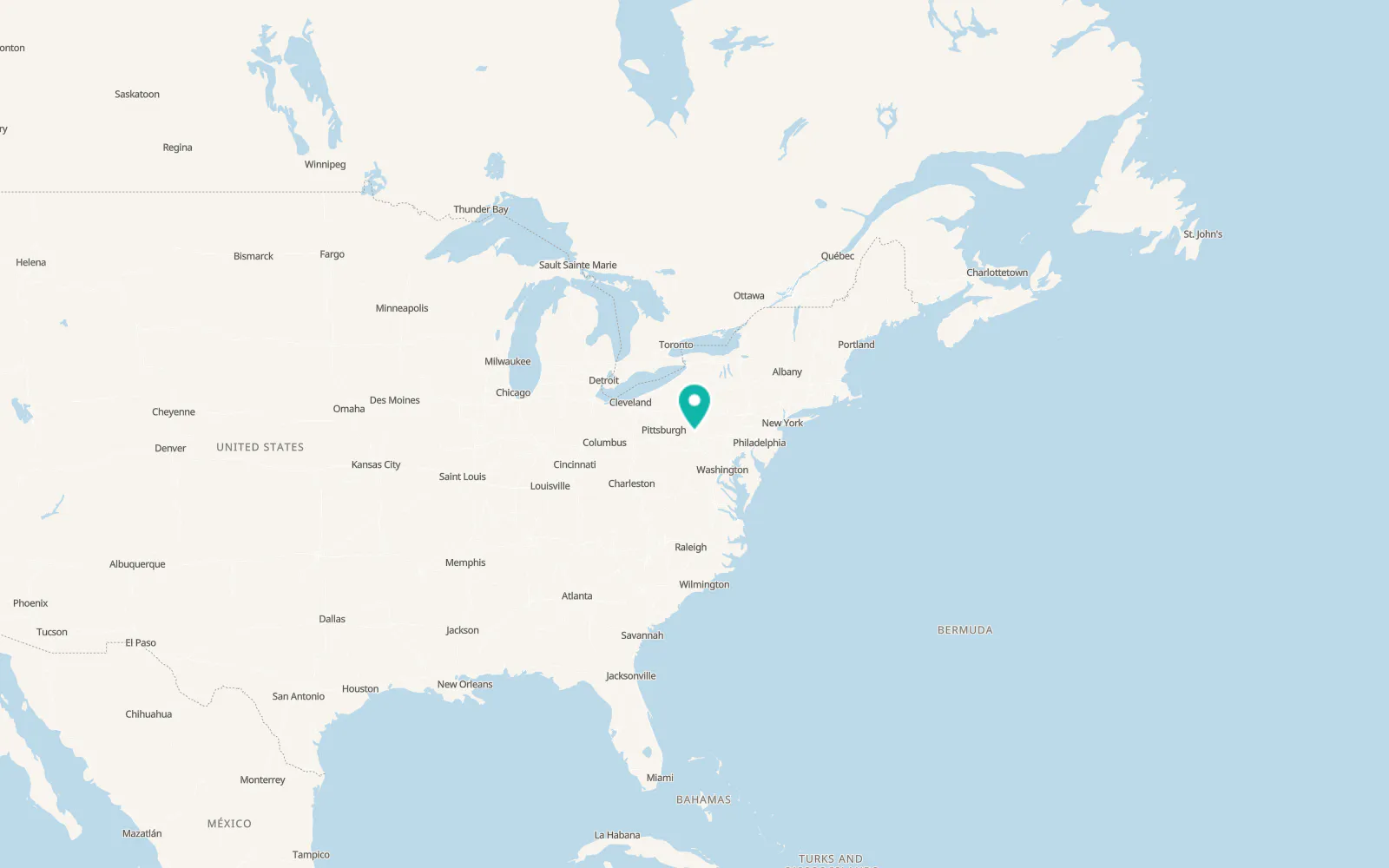 Map of Claysburg