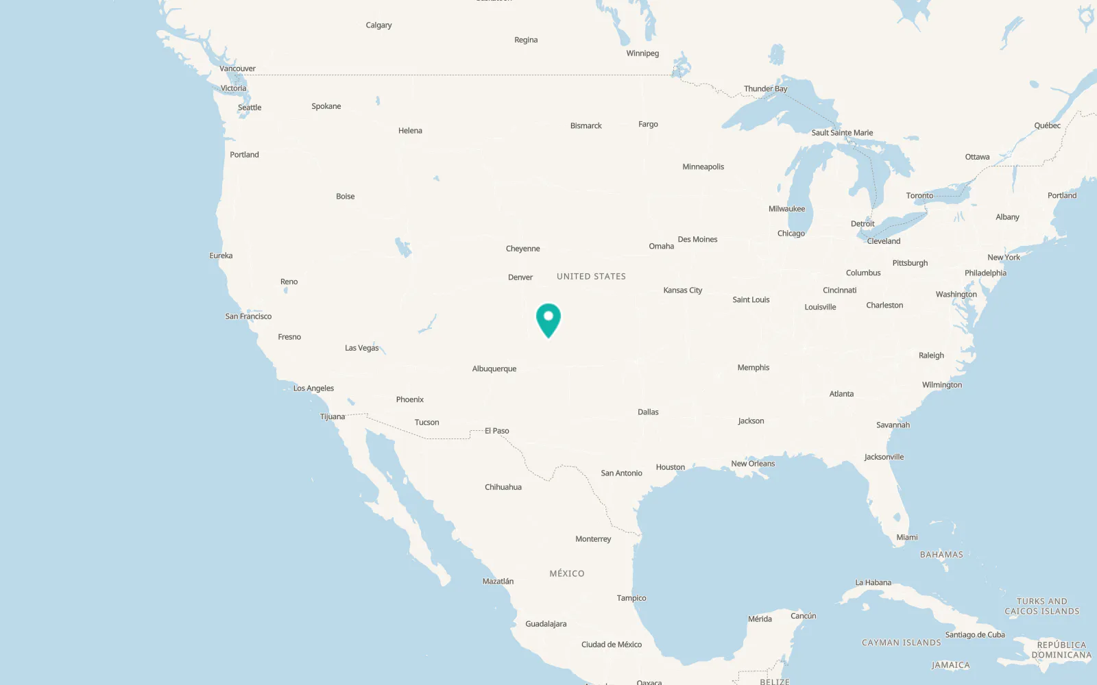 Map of Clayton