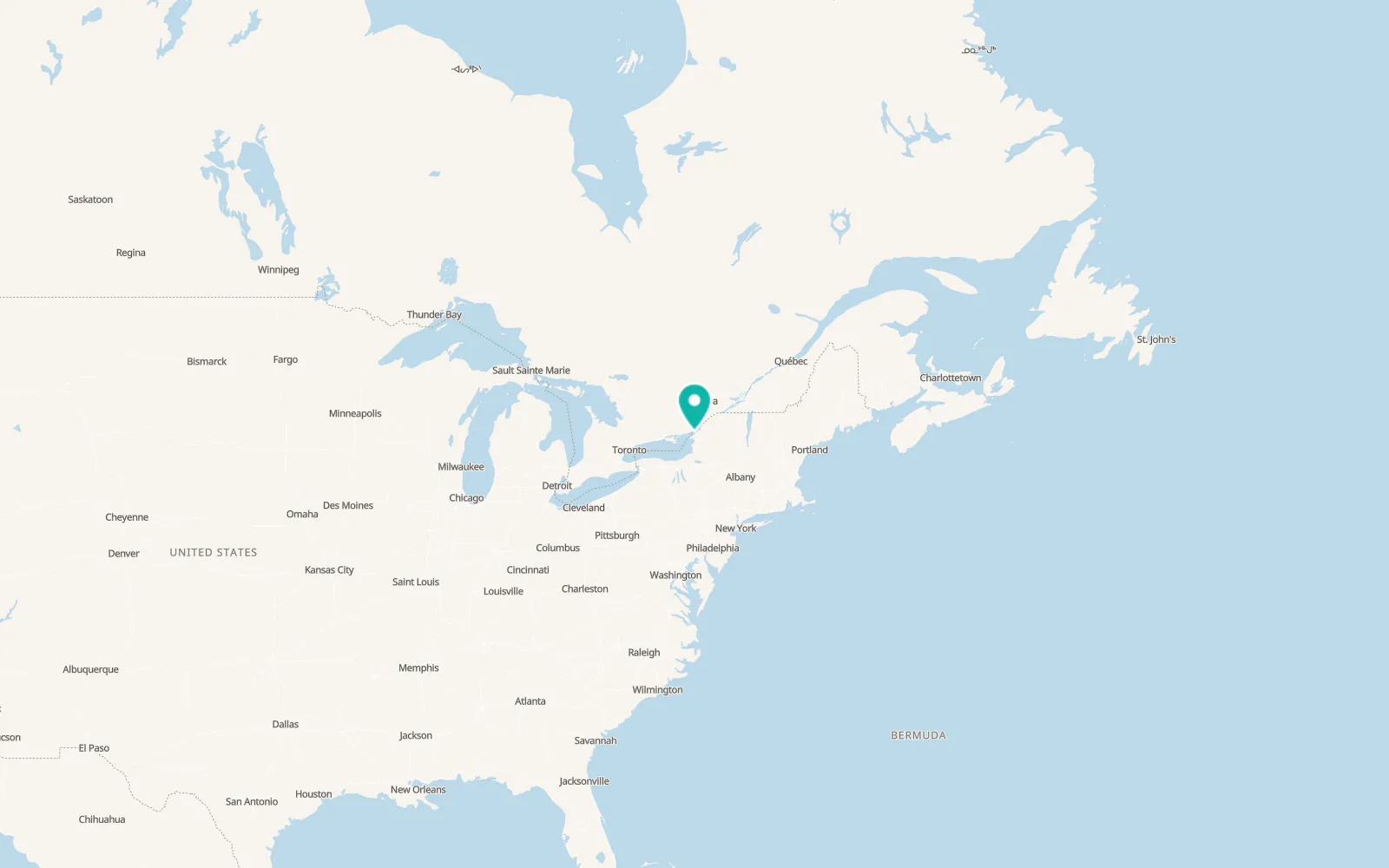 Map of Clayton