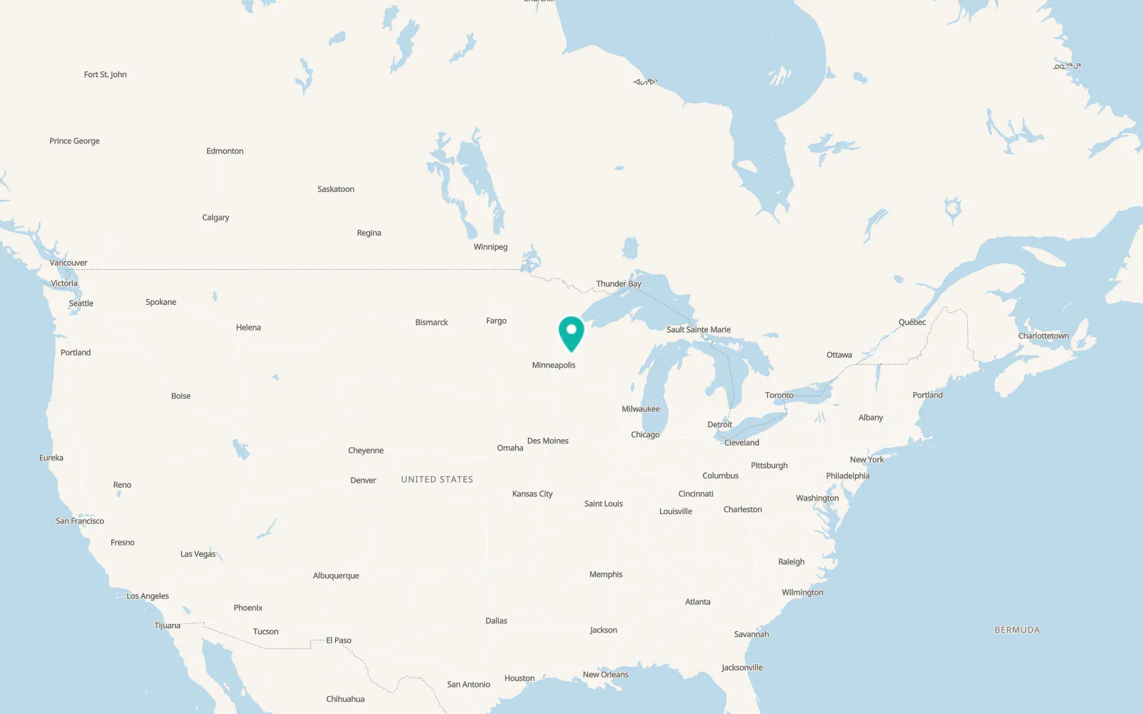 Map of Clayton