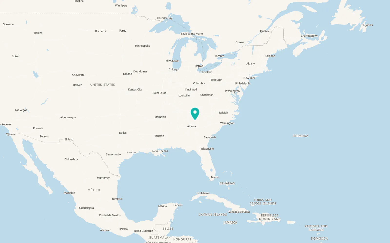 Map of Clermont