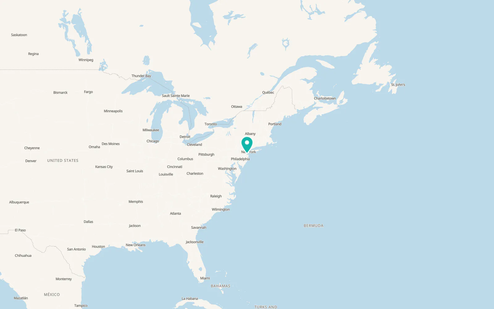Map of Cliffwood Beach