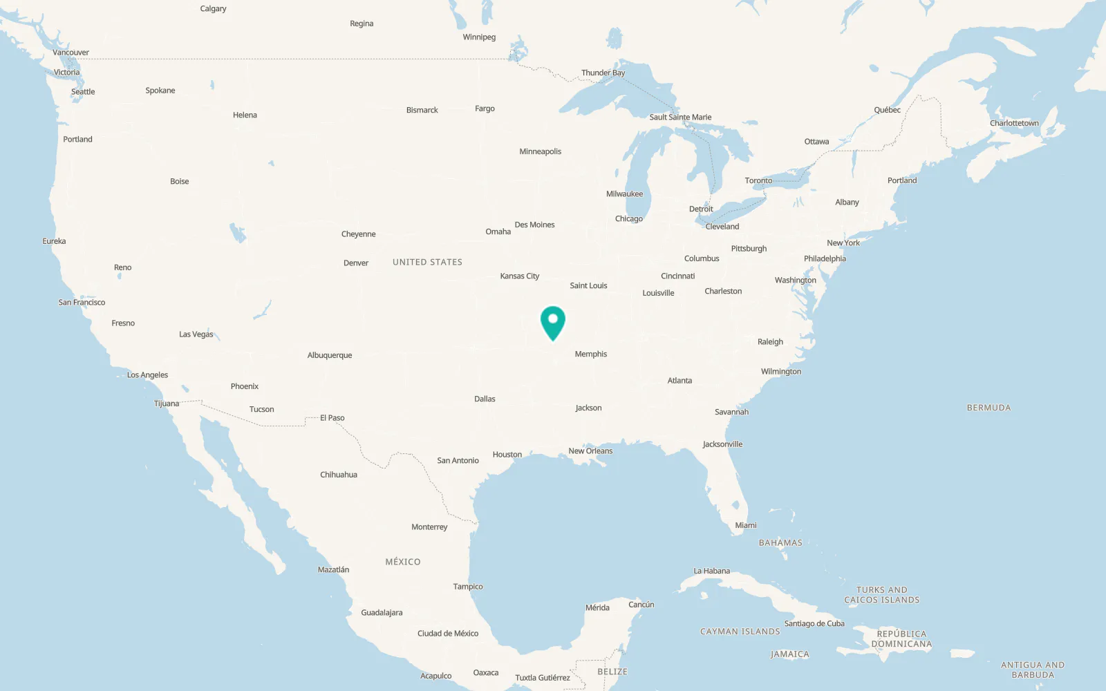 Map of Clinton
