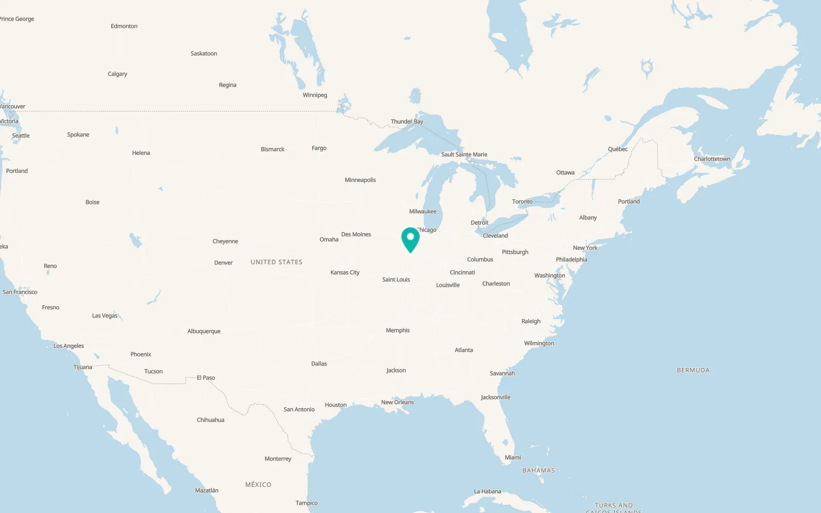 Map of Clinton