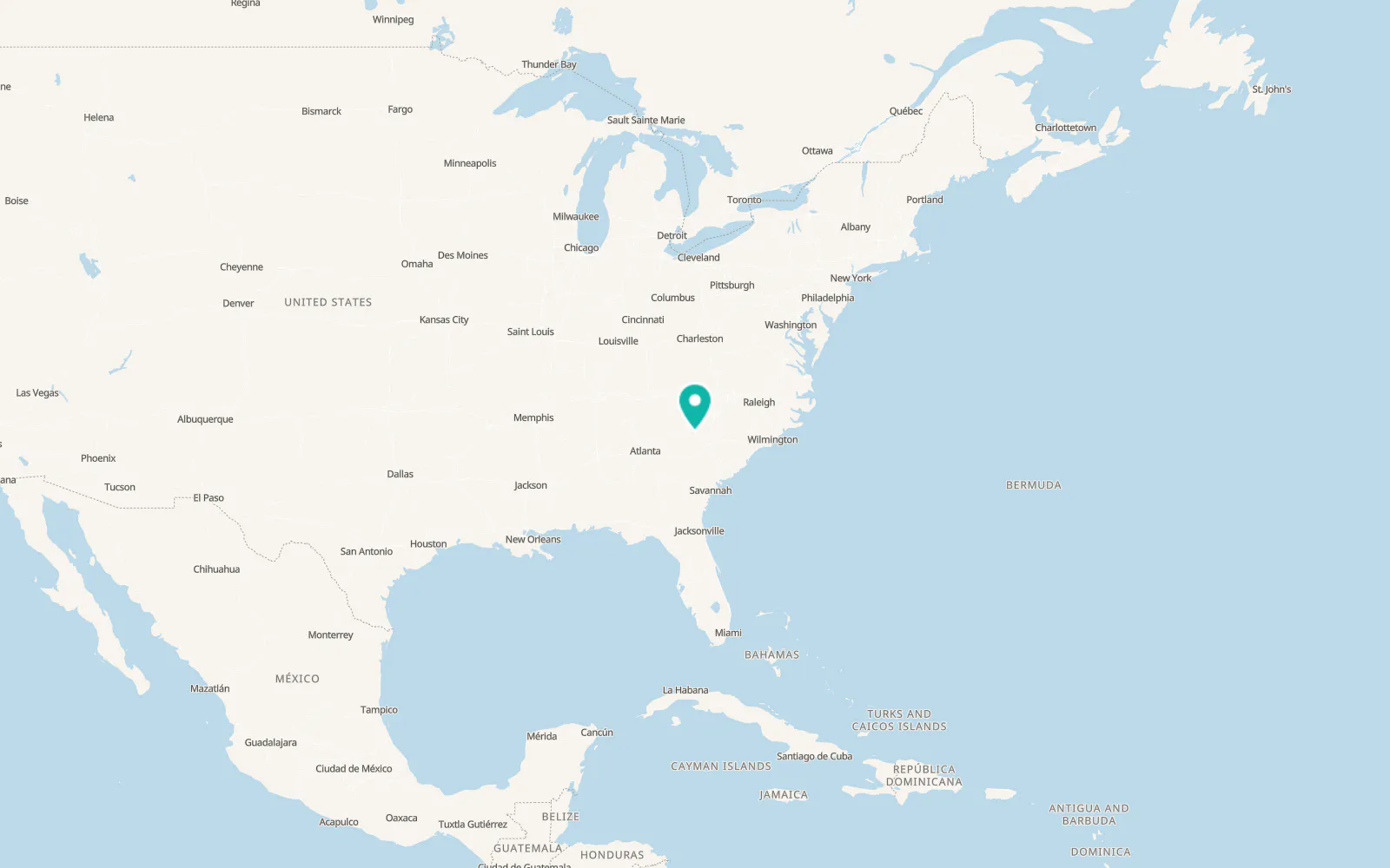 Map of Clinton