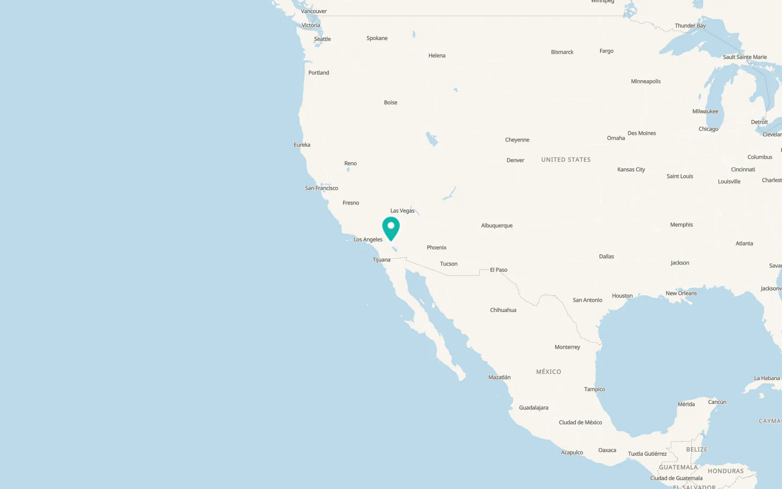 Map of Coachella