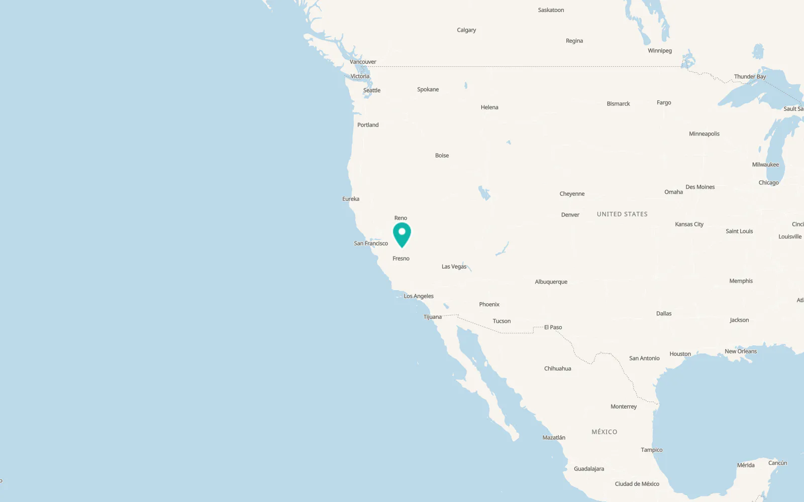 Map of Coarsegold