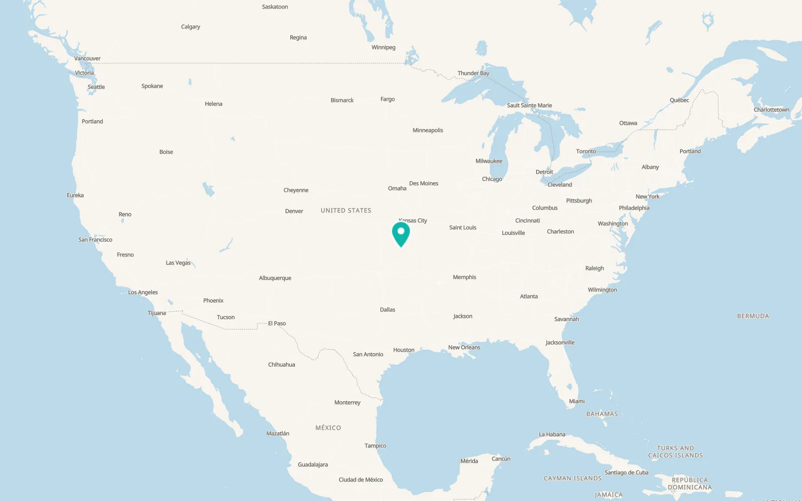 Map of Coffeyville