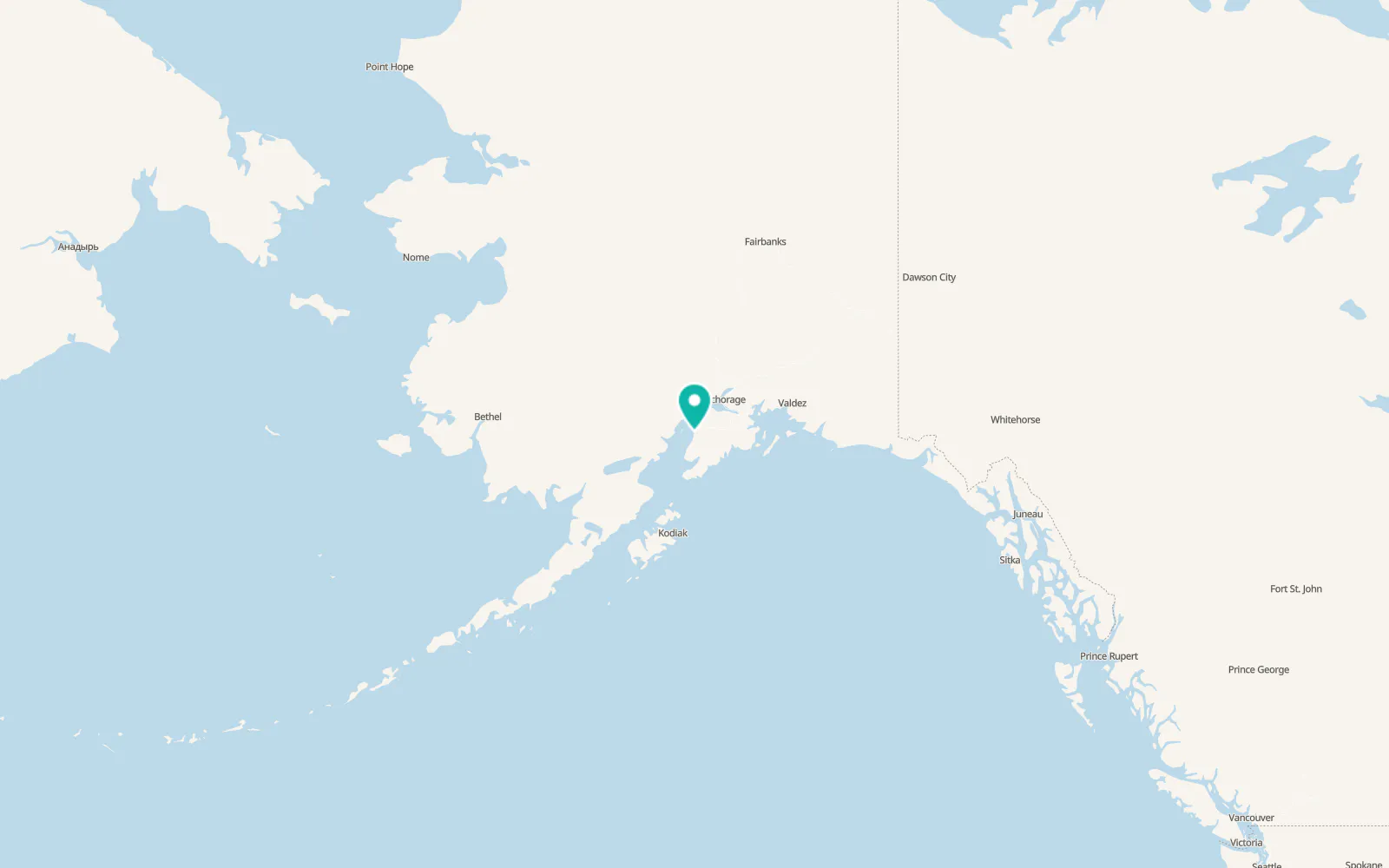 Map of Cohoe