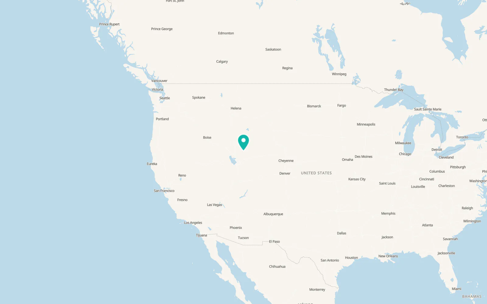 Map of Cokeville