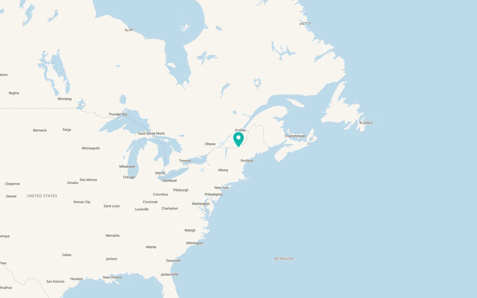 Map of Colebrook