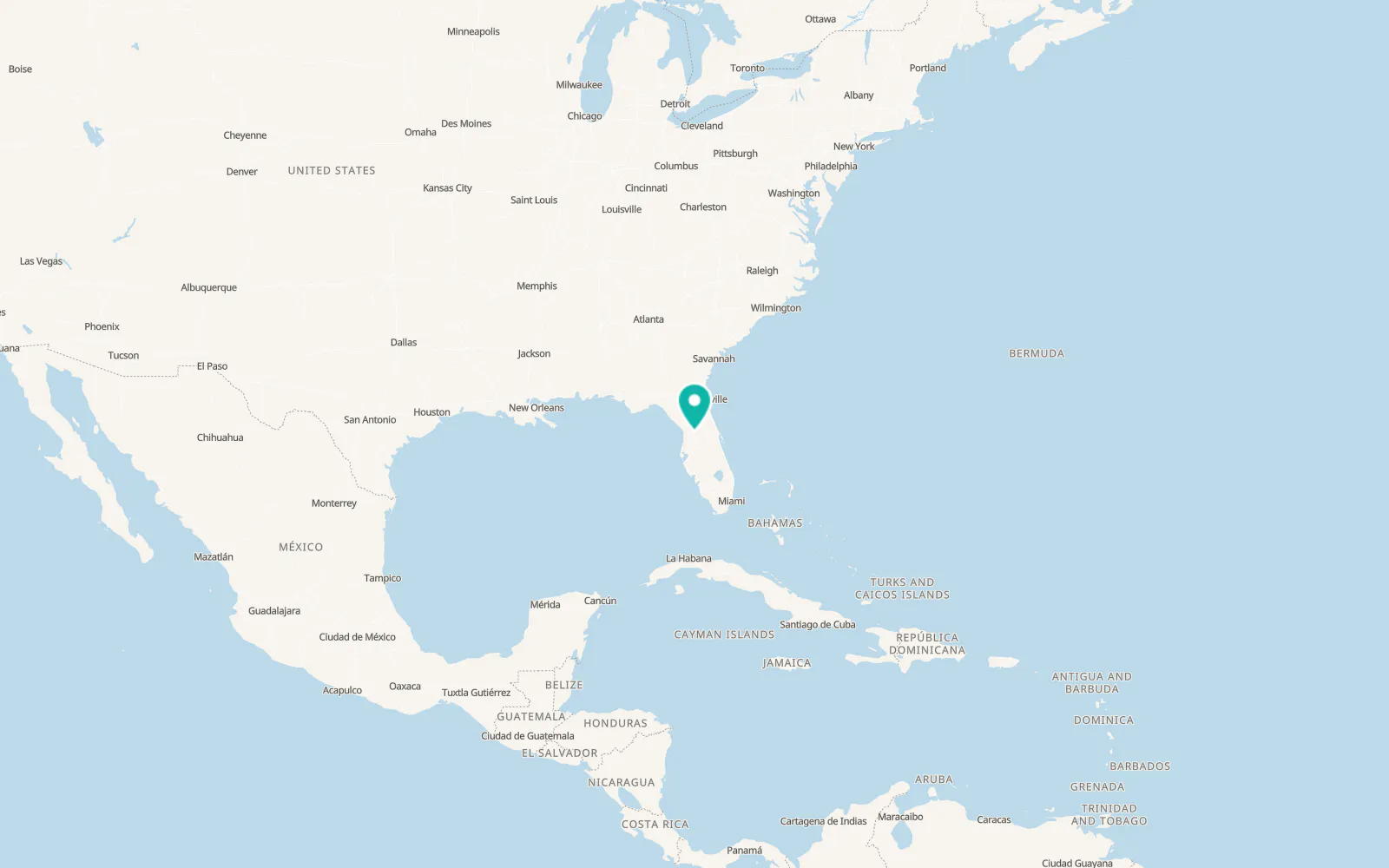 Map of Coleman