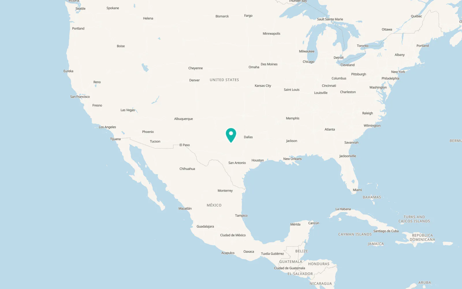 Map of Coleman
