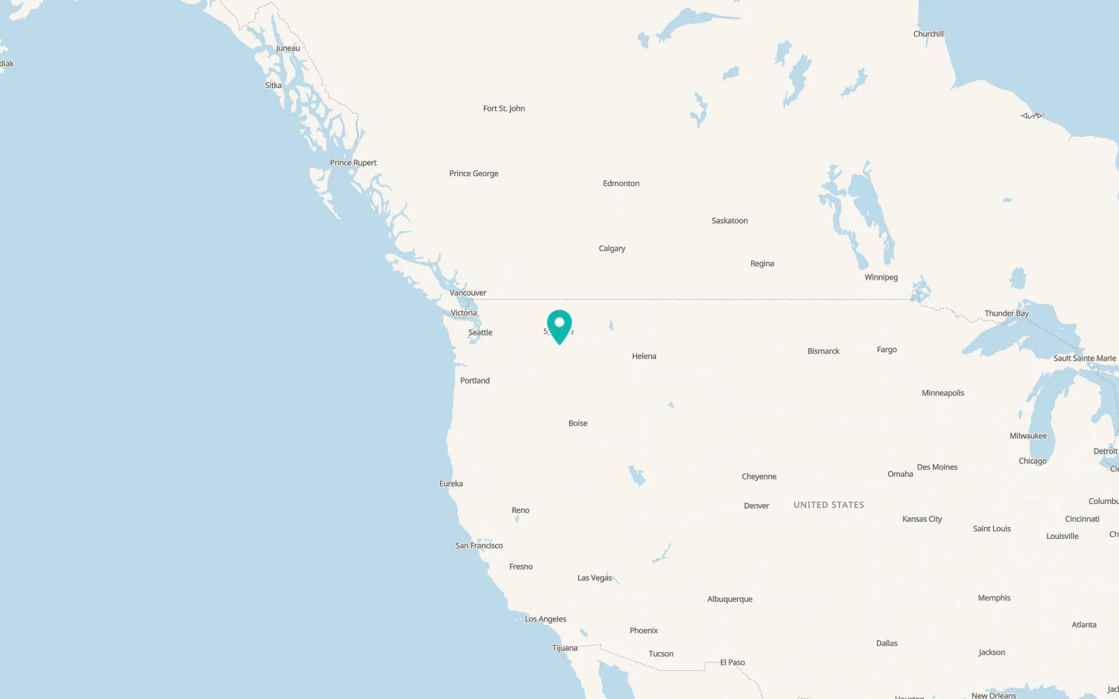 Map of Colfax