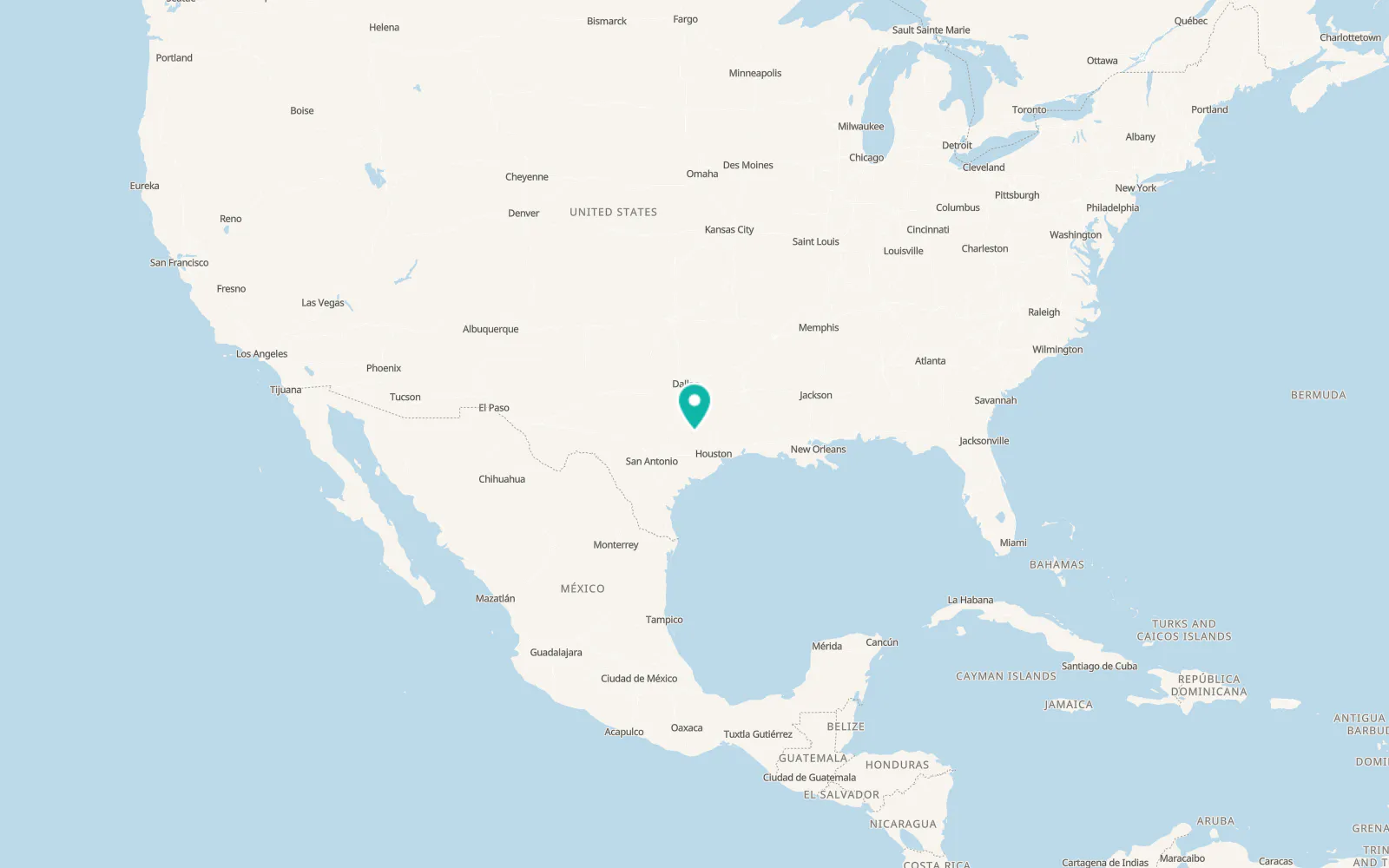 Map of College Station