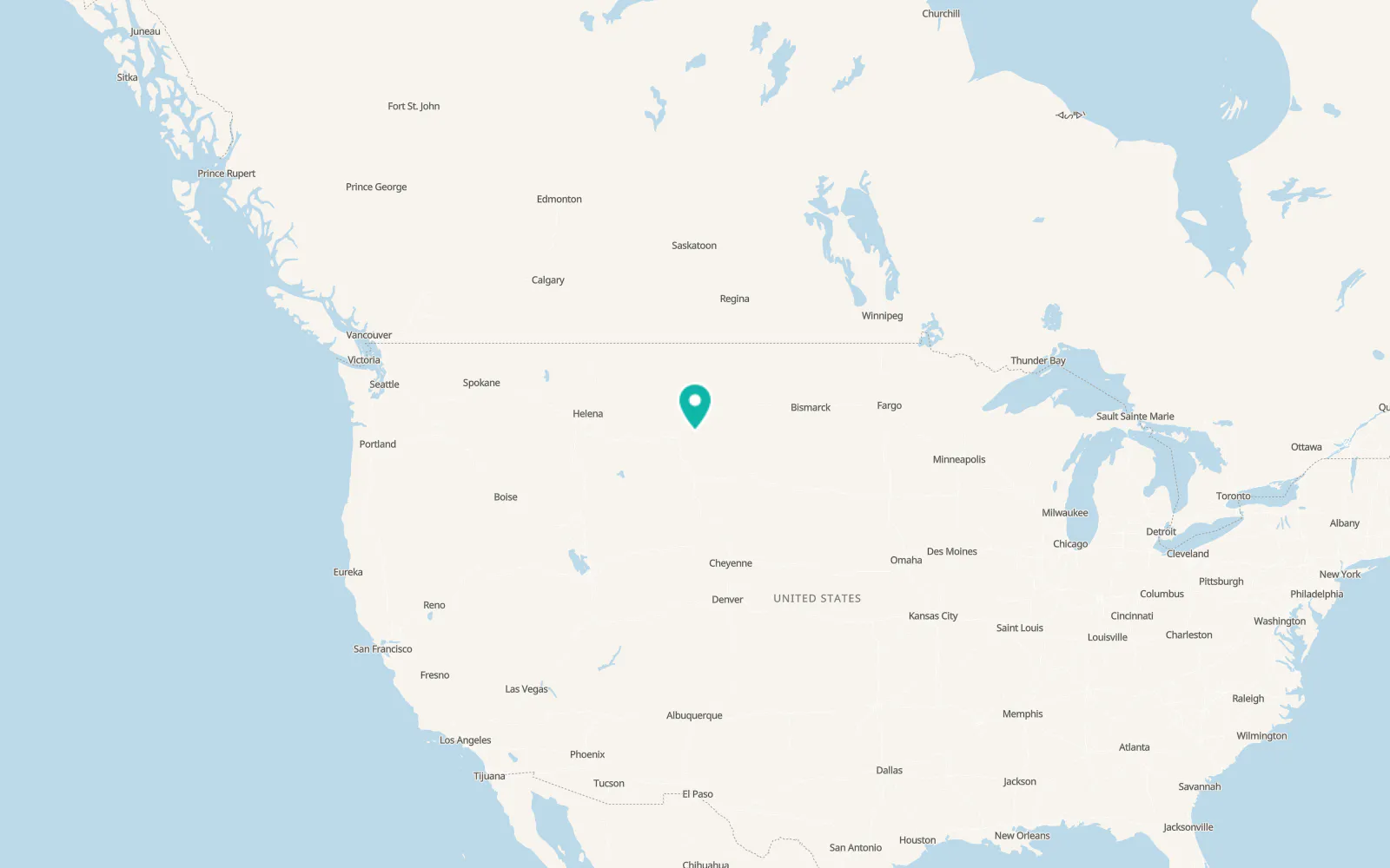 Map of Colstrip