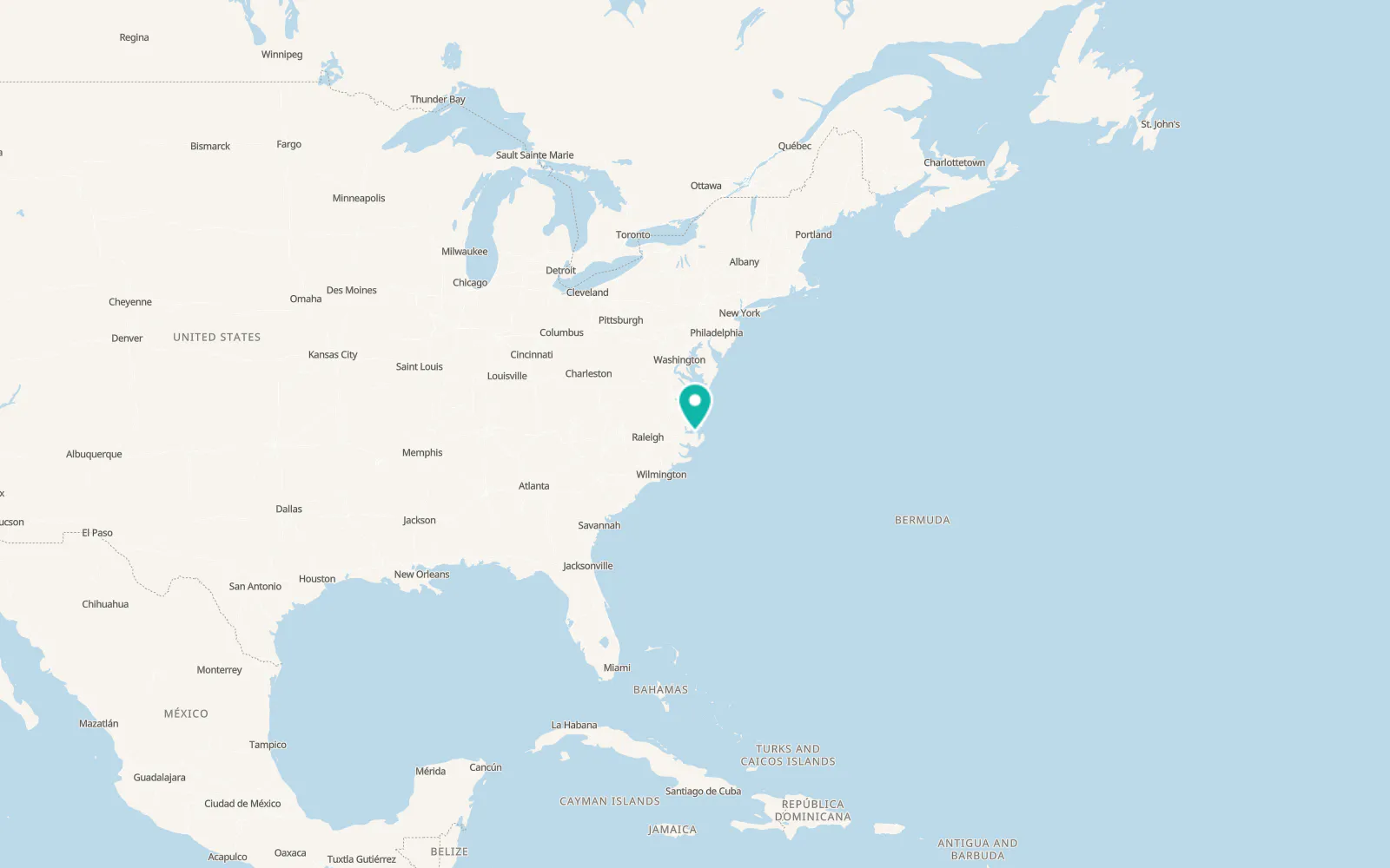Map of Columbia