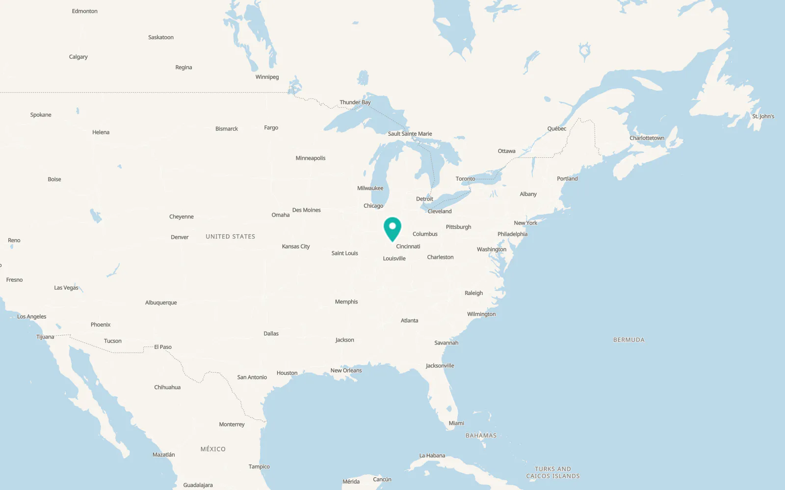Map of Columbus