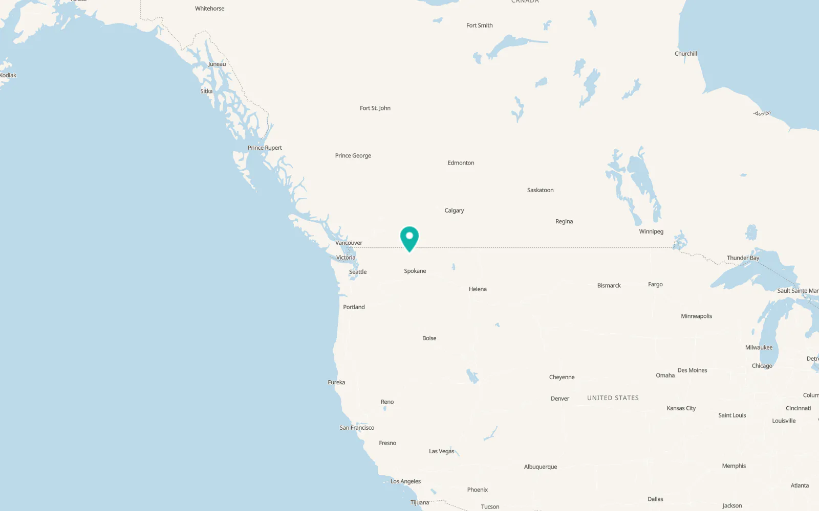 Map of Colville