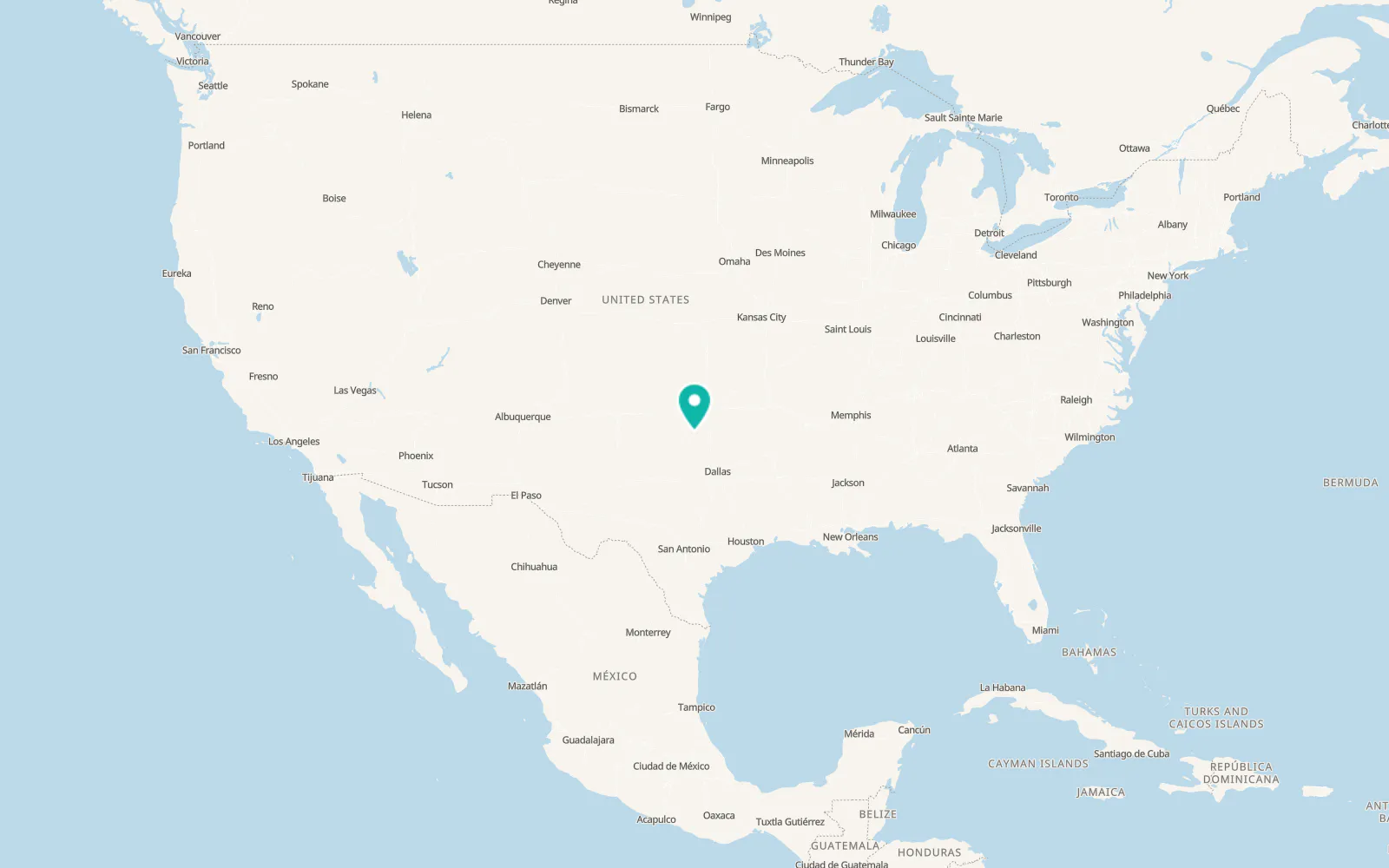 Map of Comanche