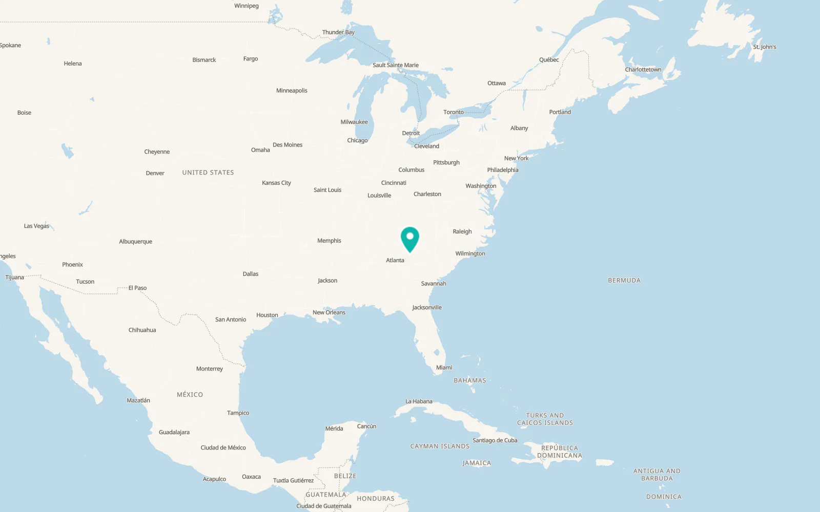 Map of Comer