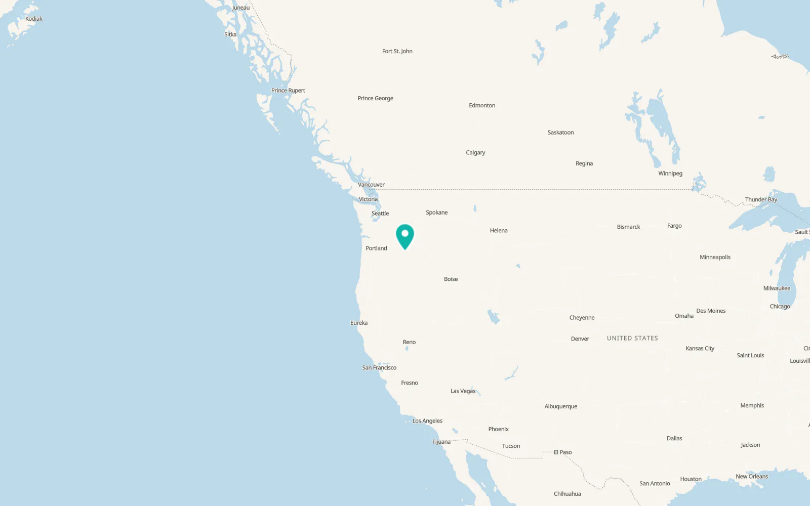 Map of Condon