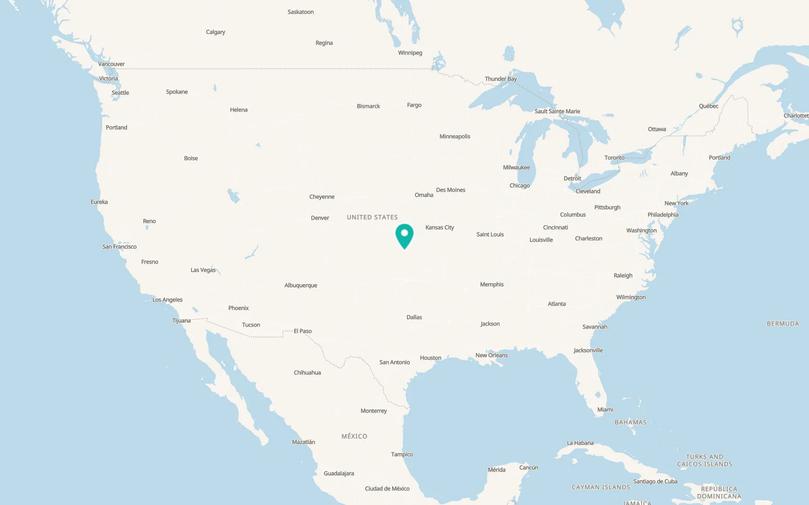 Map of Conway Springs