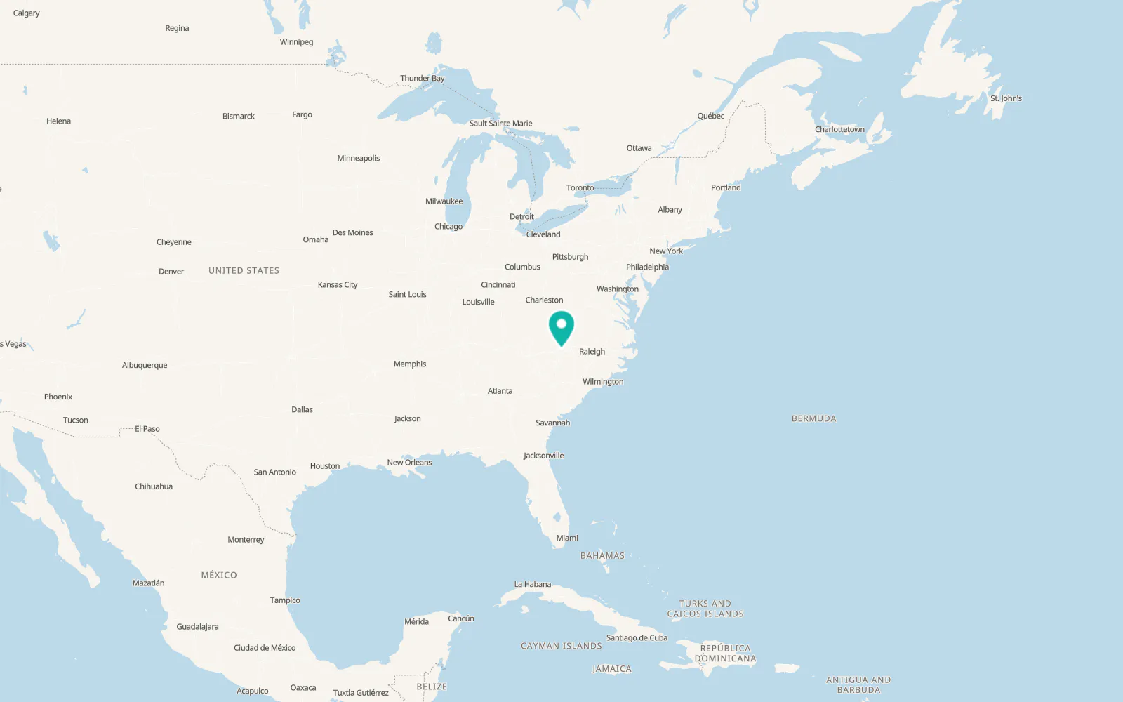 Map of Cooleemee