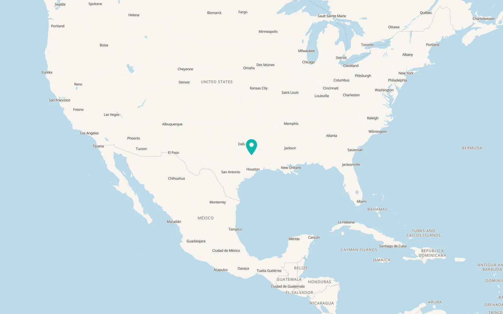 Map of Cooper