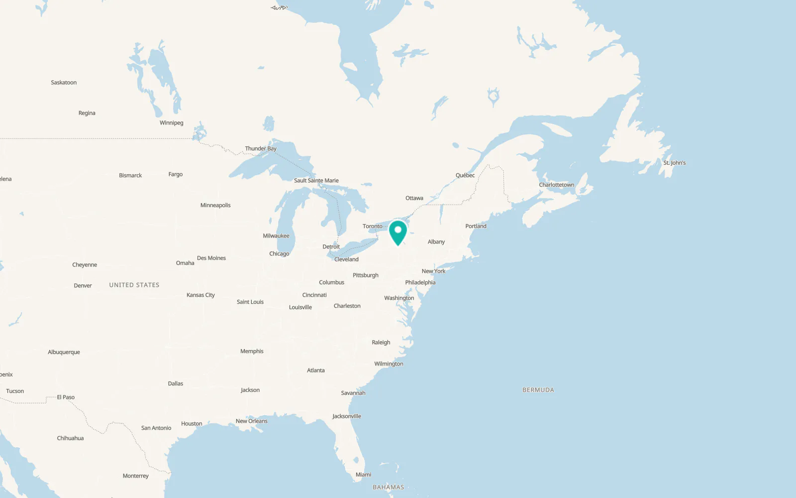 Map of Coopers Plains