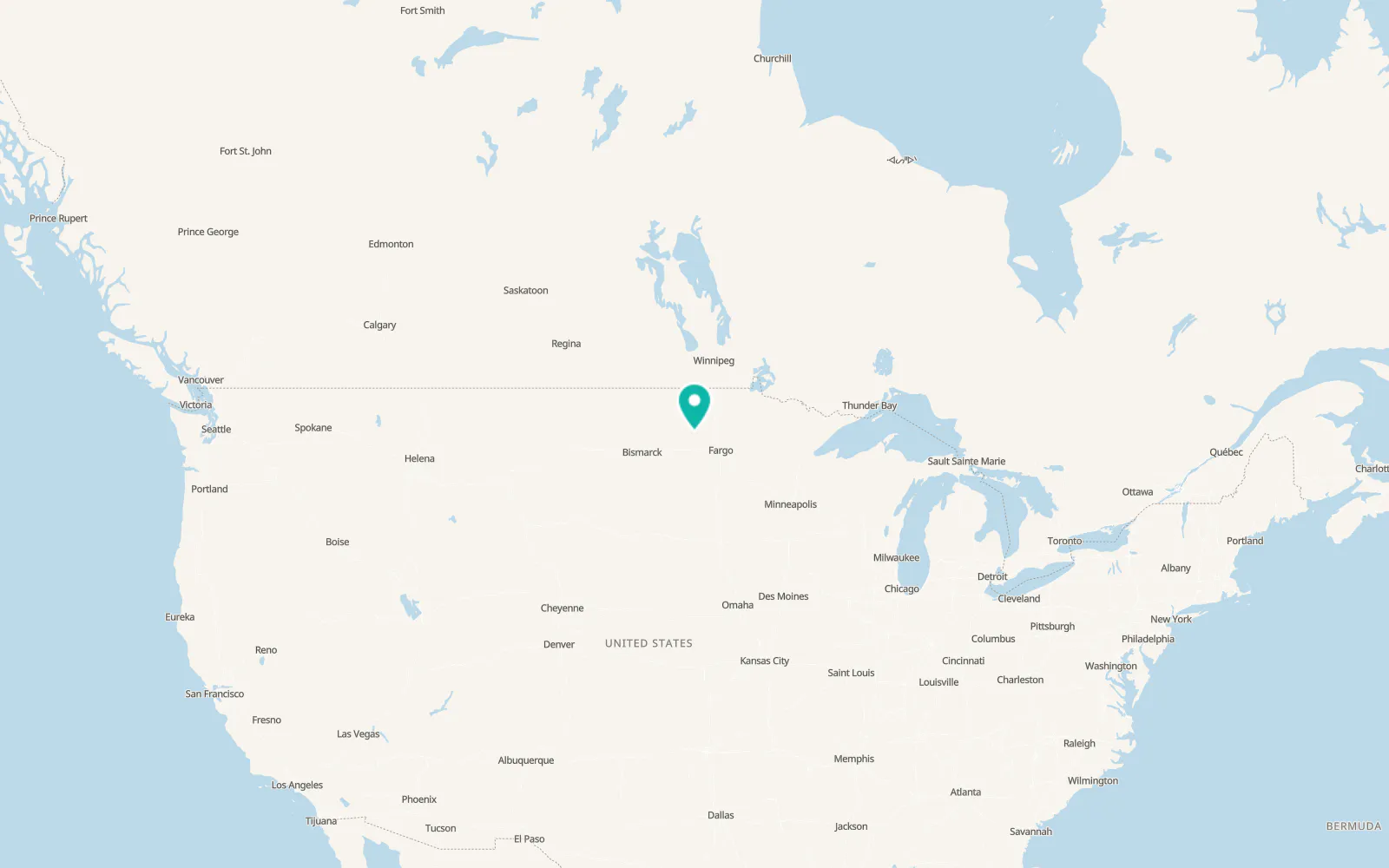 Map of Cooperstown