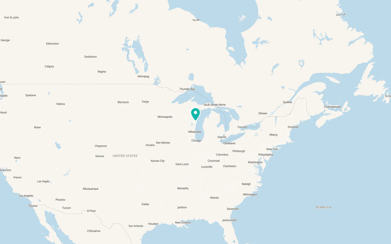 Map of Cooperstown