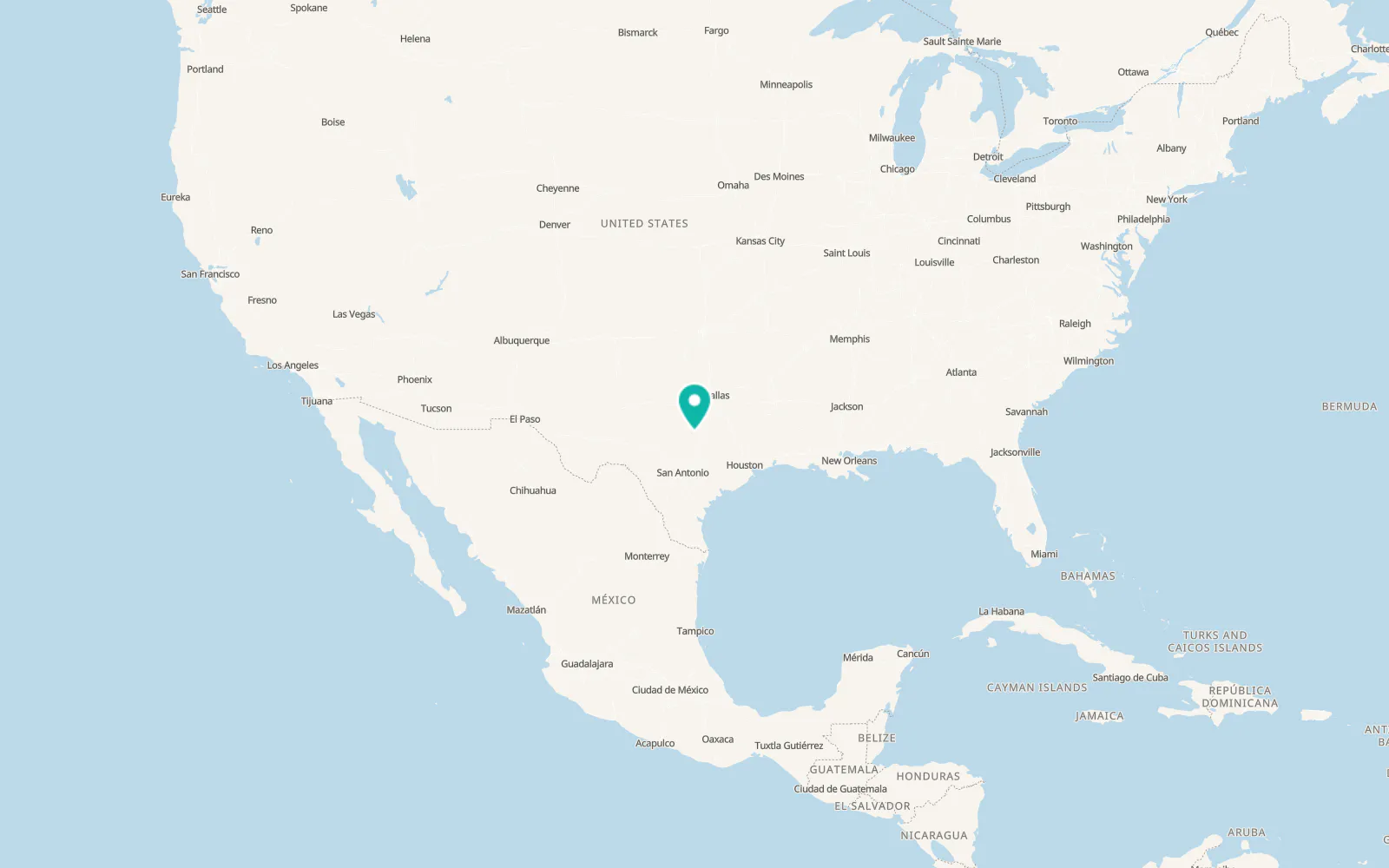 Map of Copperas Cove