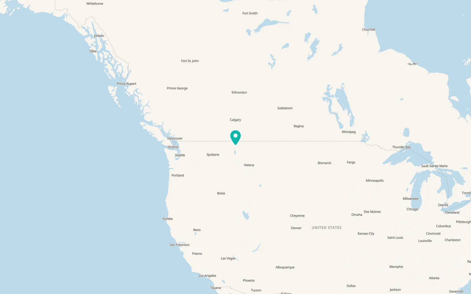 Map of Coram