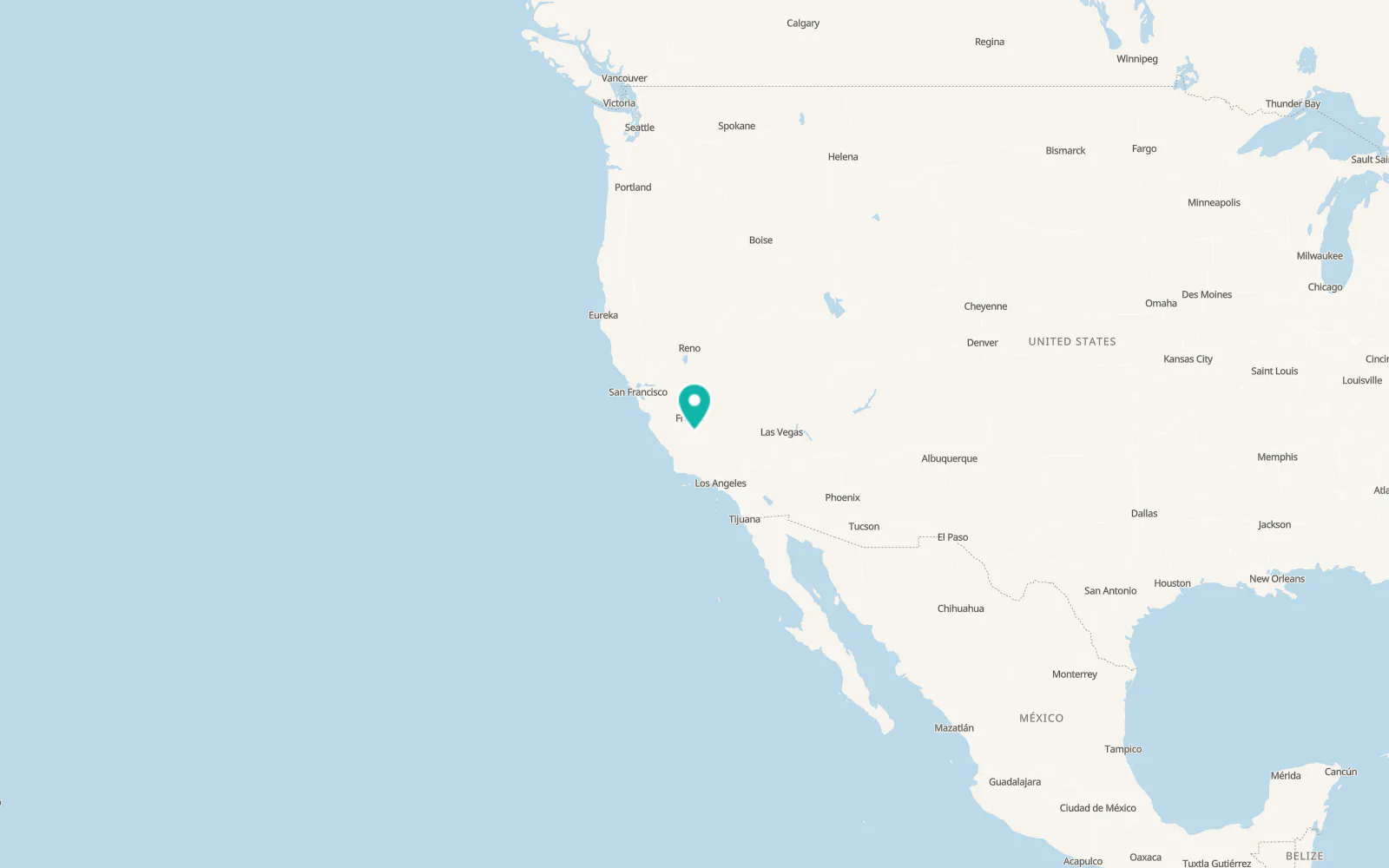Map of Corcoran