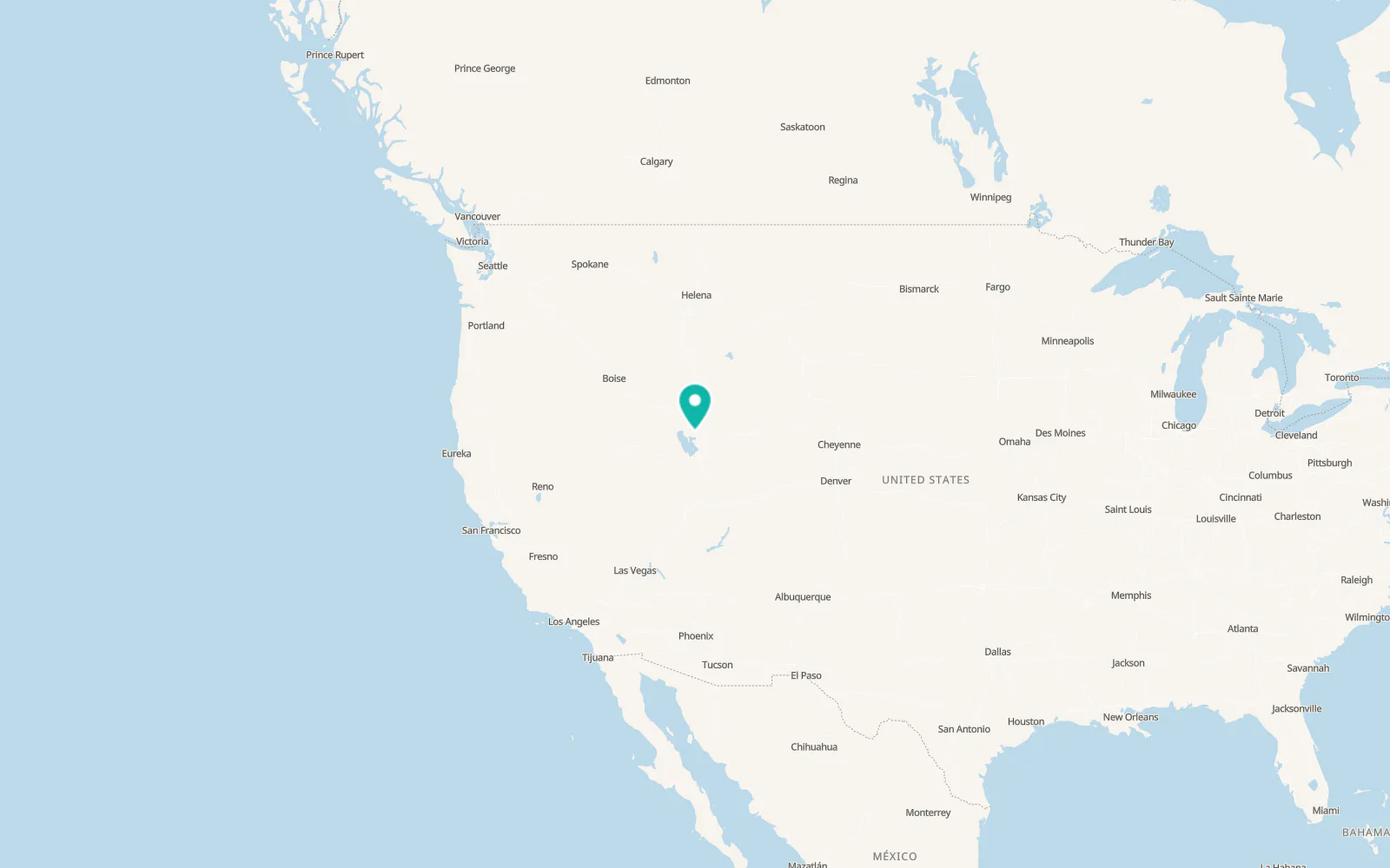 Map of Corinne