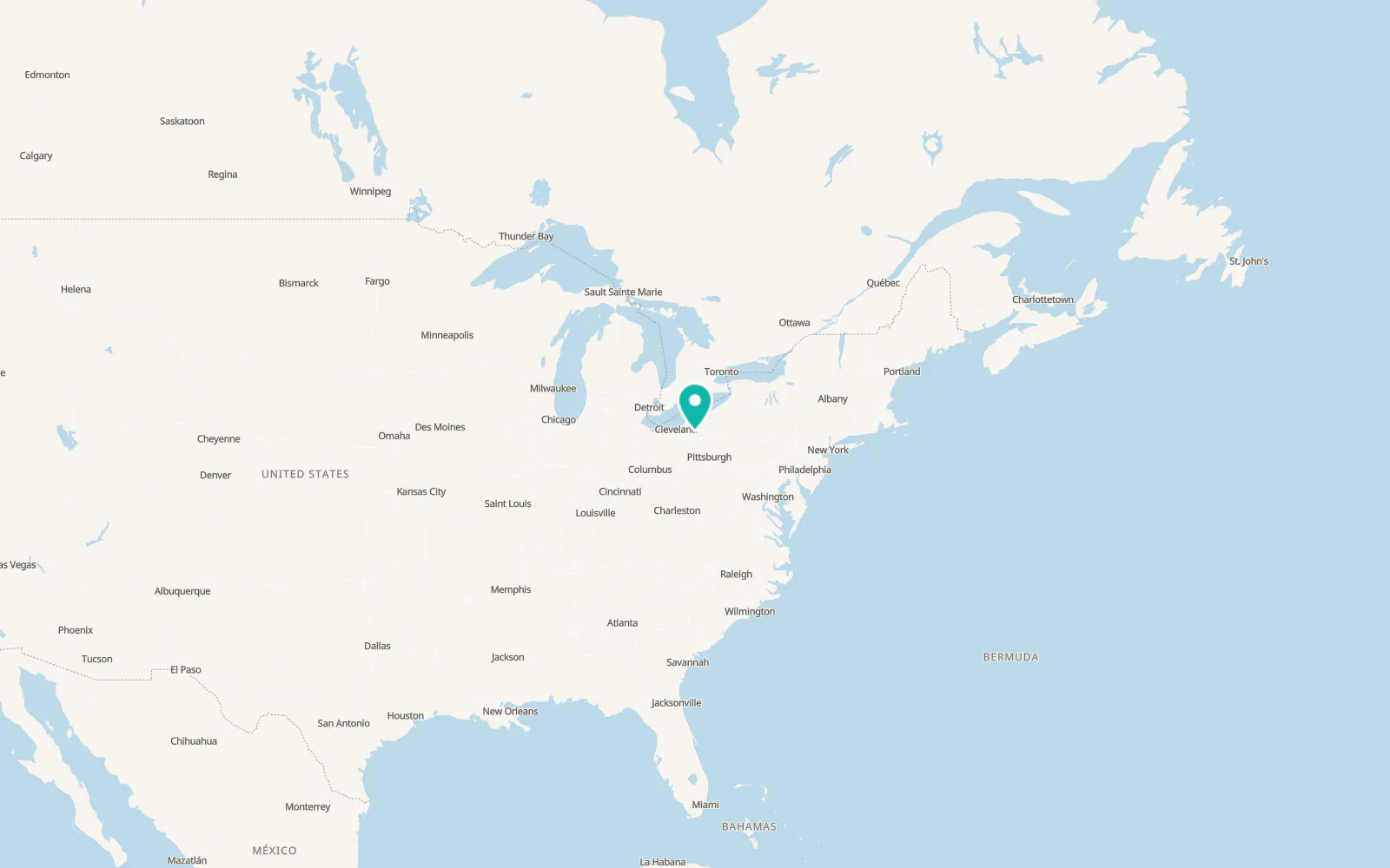 Map of Cortland