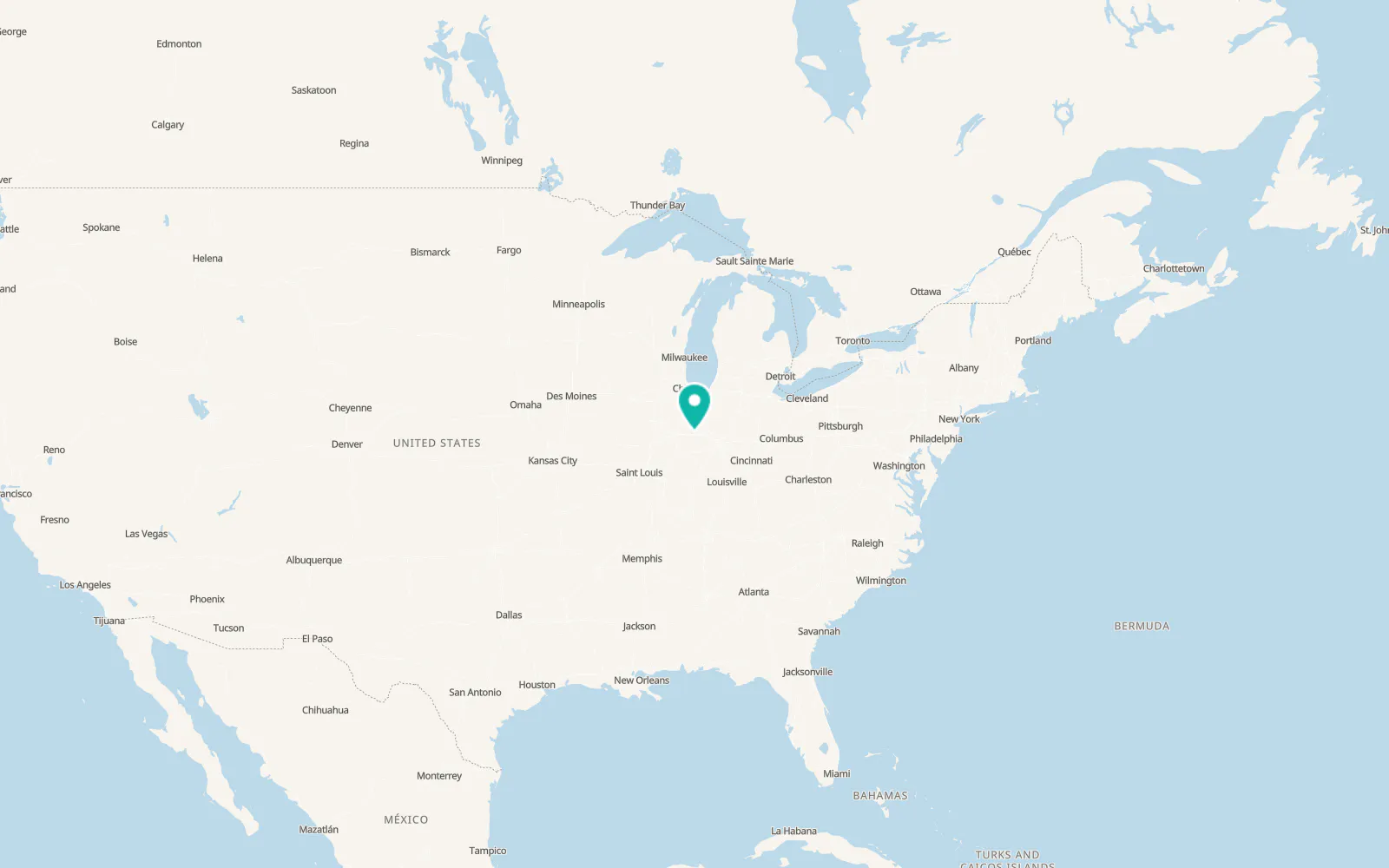 Map of Covington