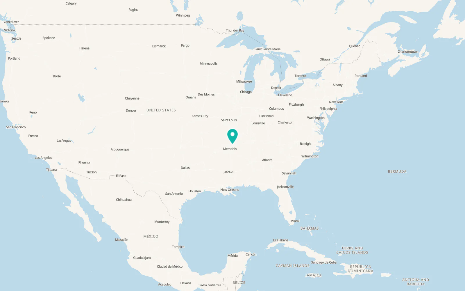 Map of Covington
