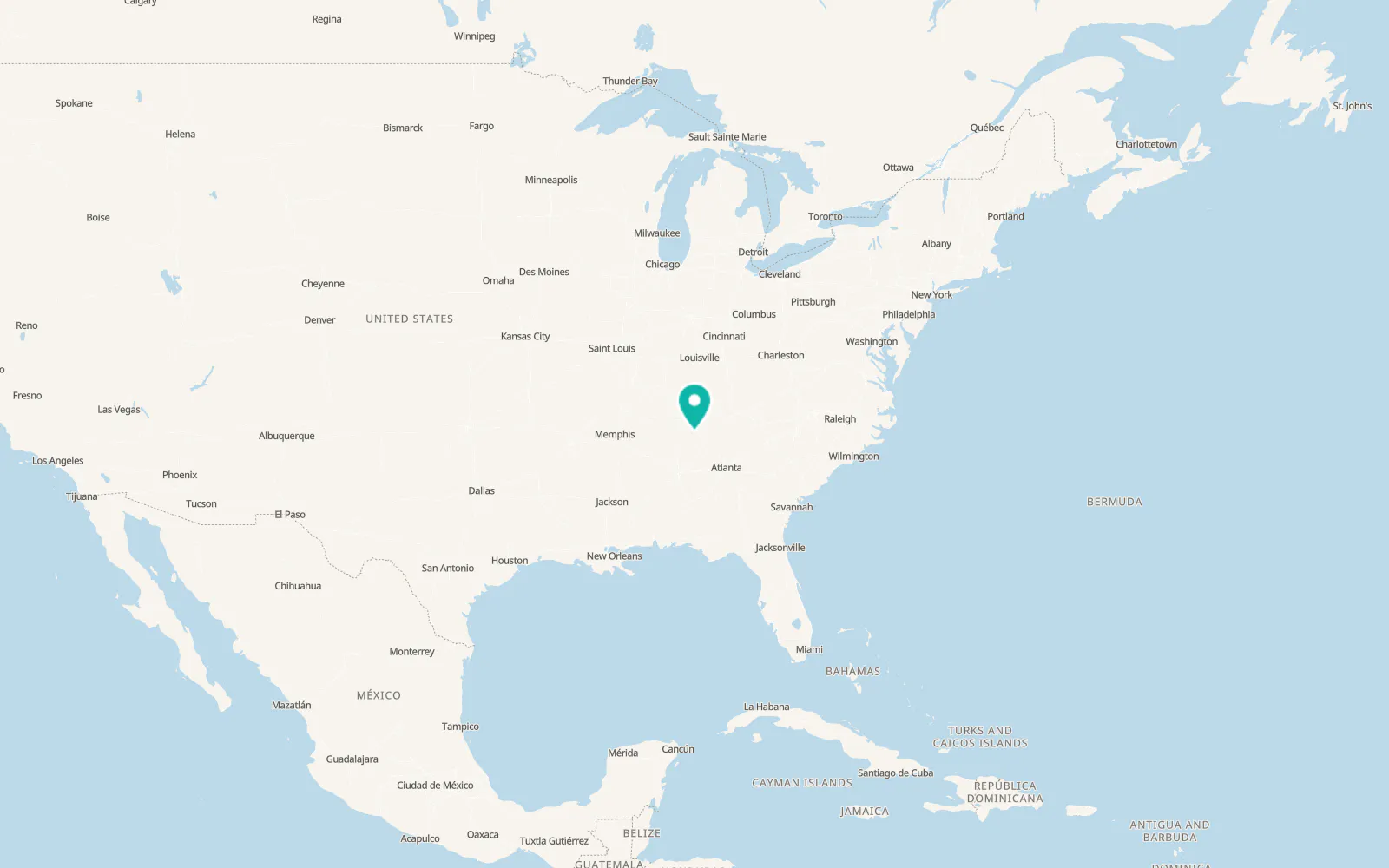 Map of Cowan