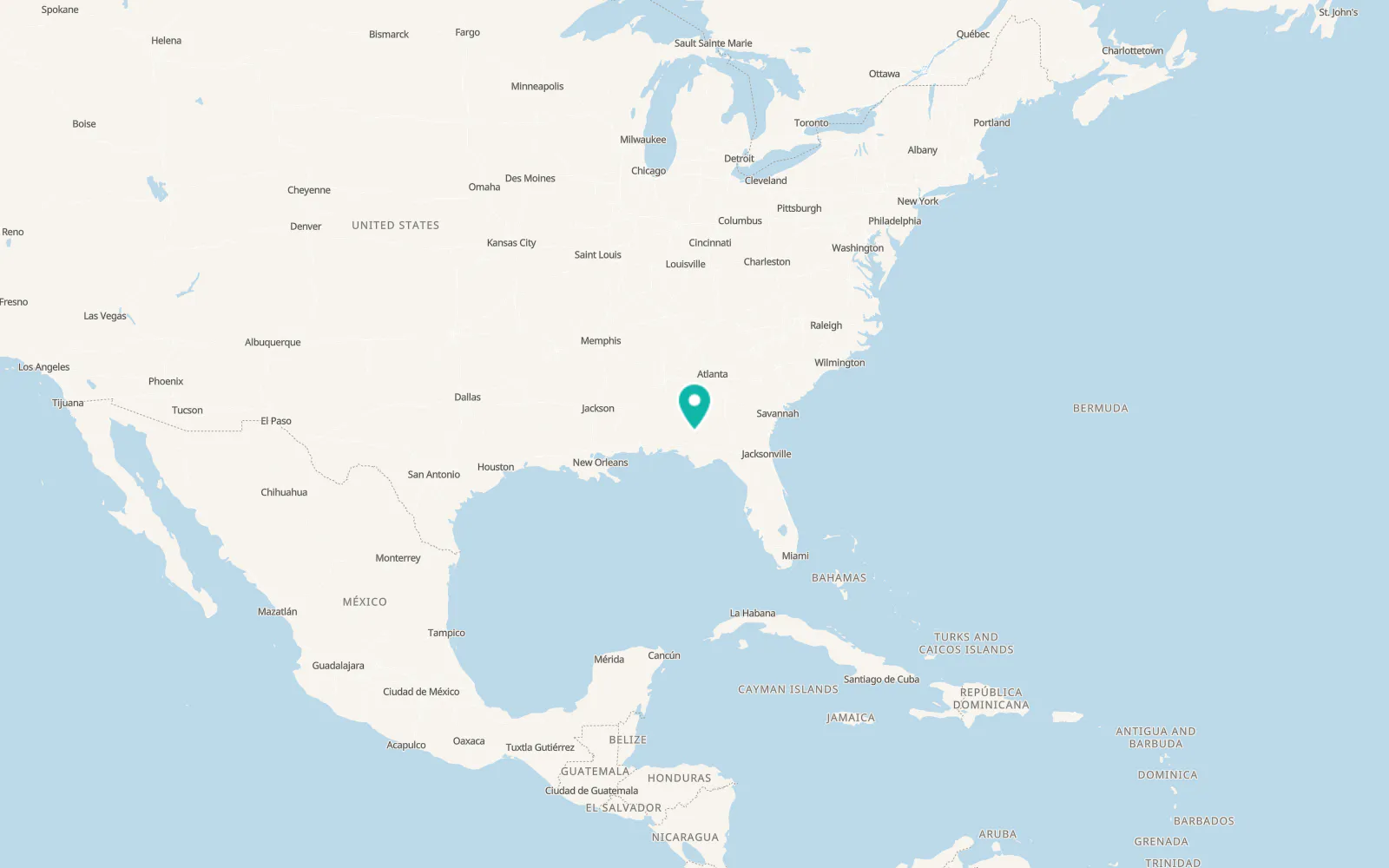 Map of Cowarts