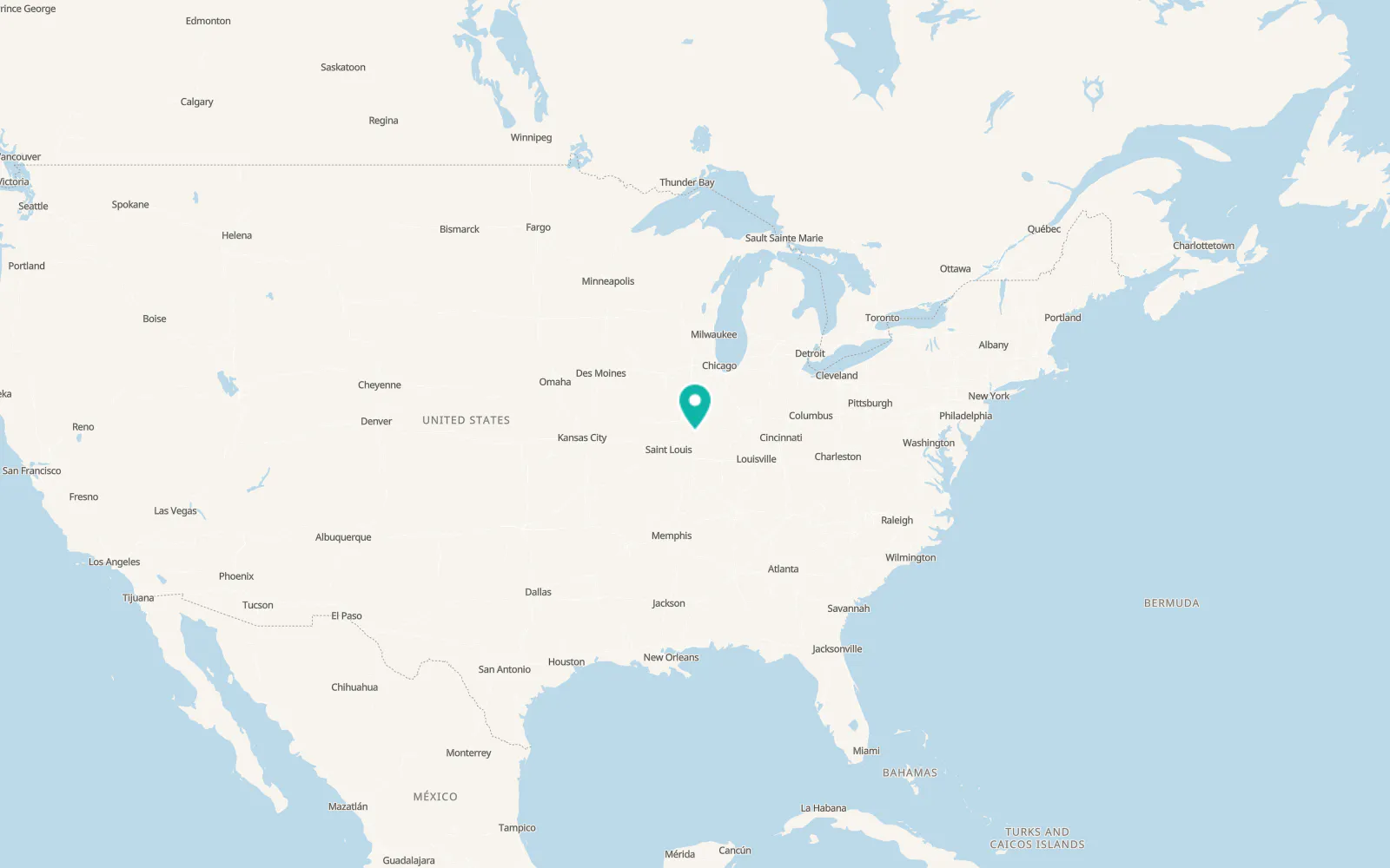 Map of Cowden