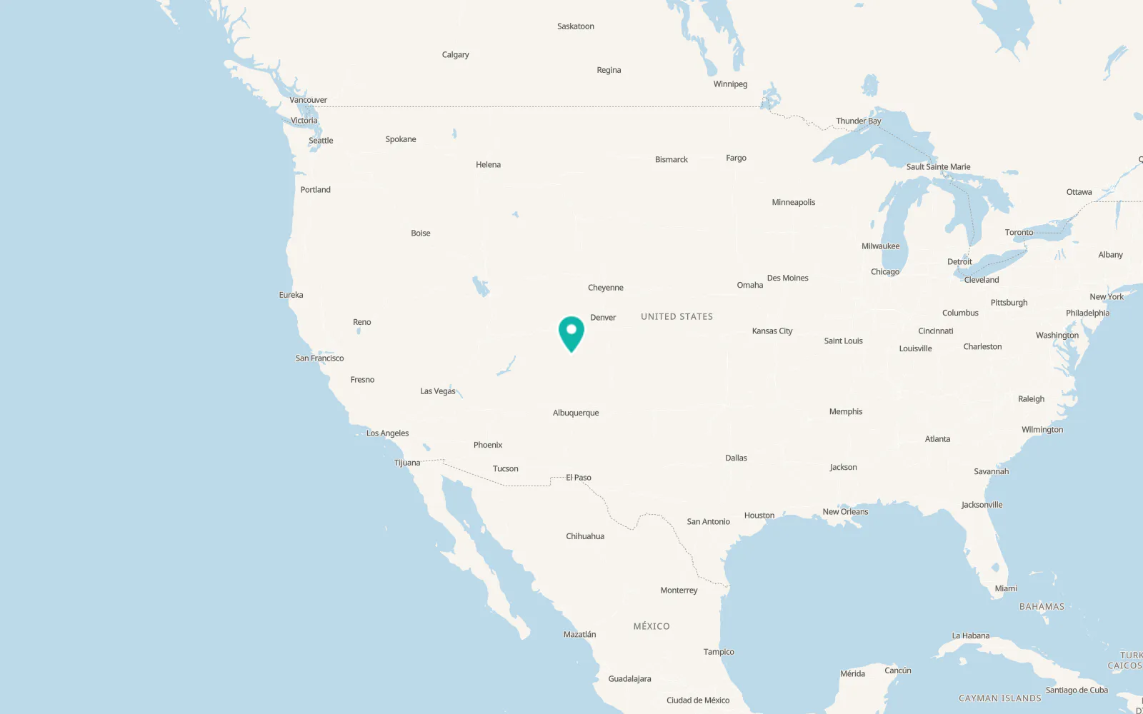 Map of Creede