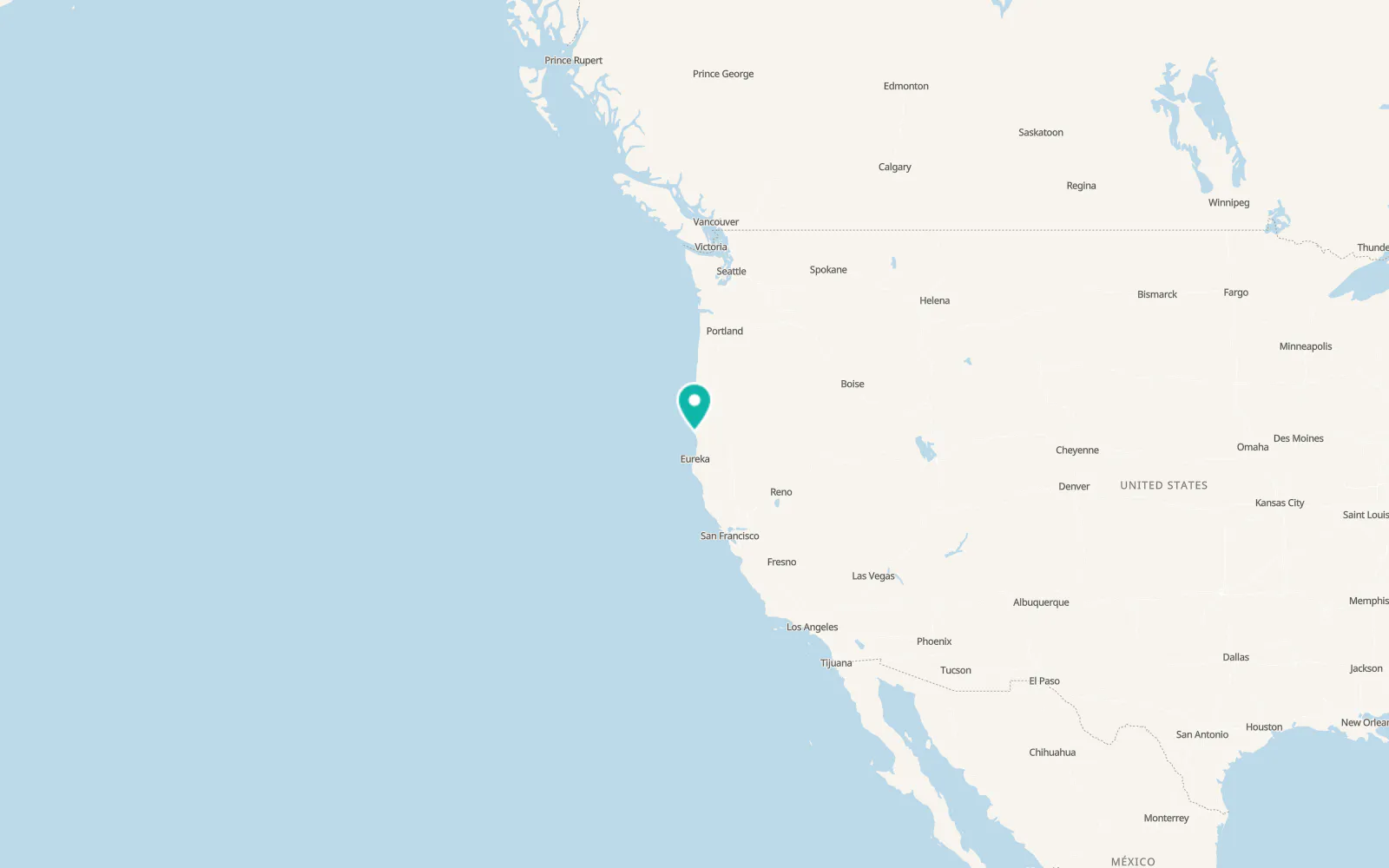 Map of Crescent City