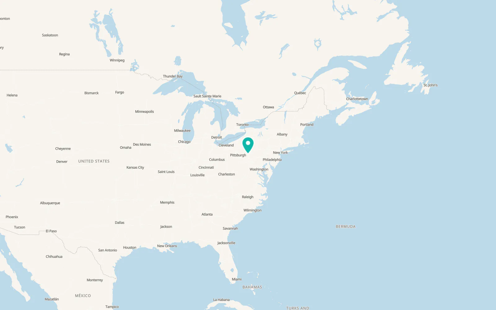 Map of Cresson