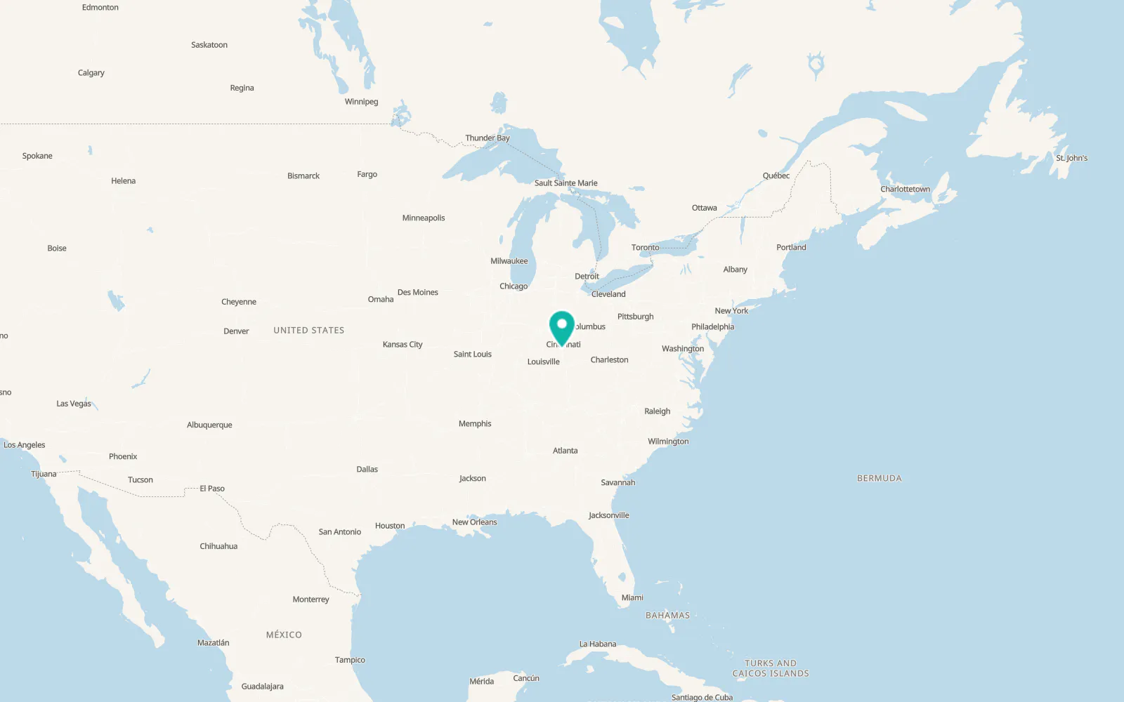 Map of Crittenden